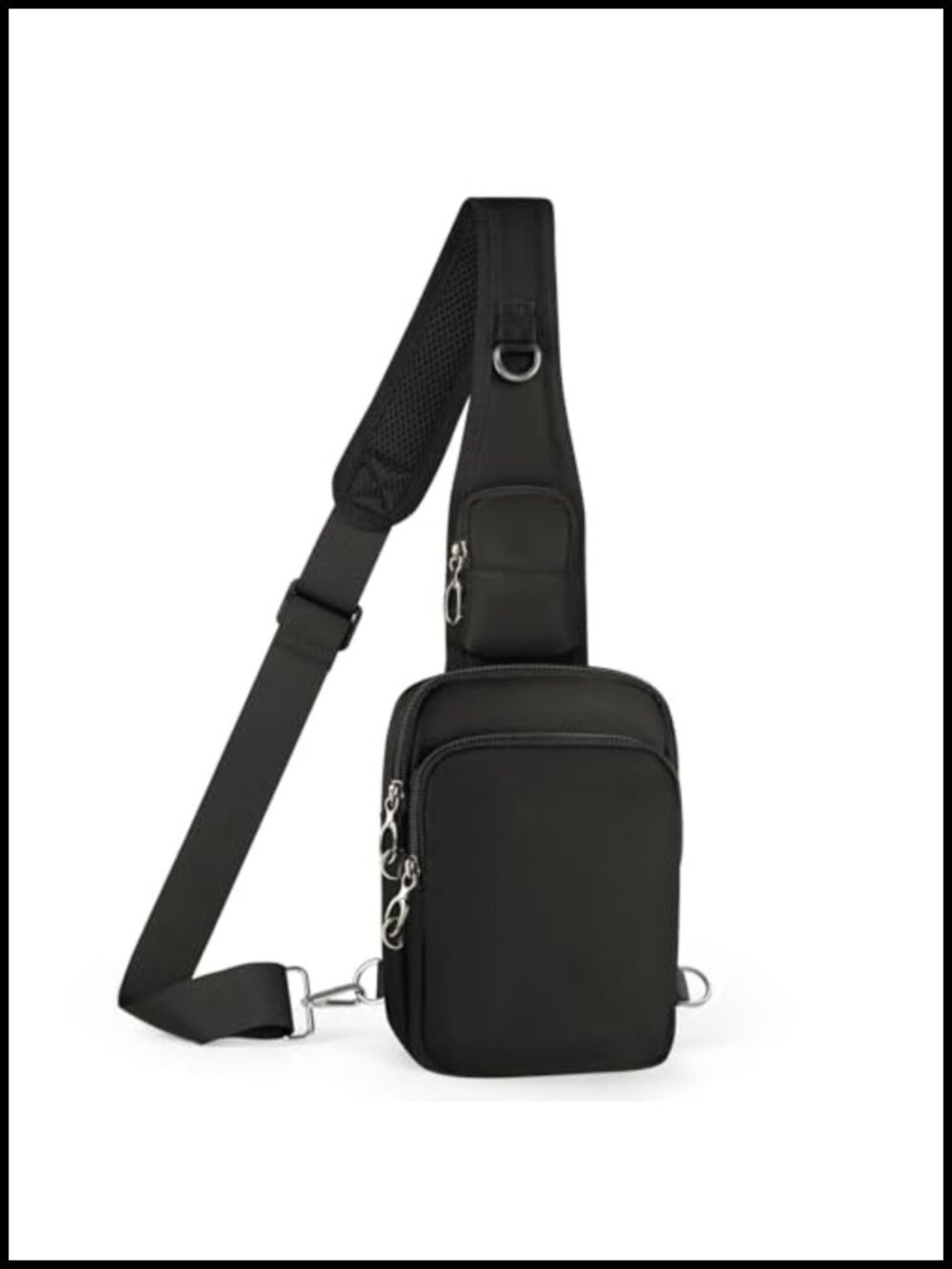 RFID Blocking Anti-Theft Sling Crossbody Bag Water Resistant Travel
